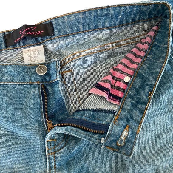 LUX STRAIGHT LEG LIGHT BLUE JEANS WOMENS SIZE 9 - Picture 8 of 11